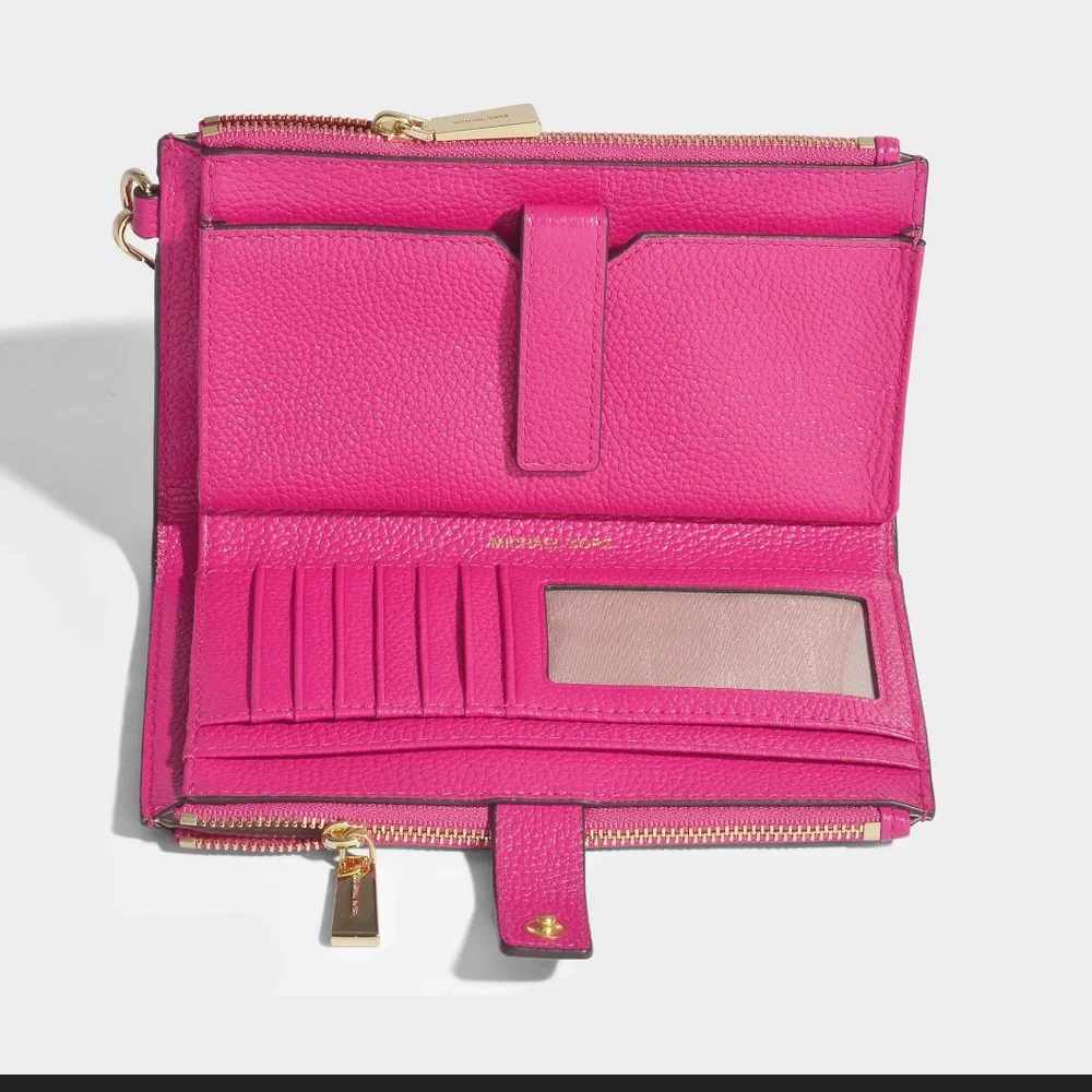 Michael Kors Snakeskin Wallet With Wrist Strap